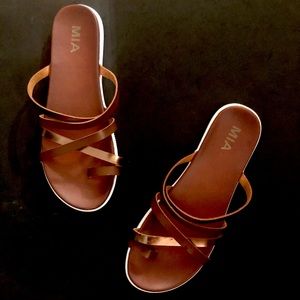 MIA Strappy Slip-on Sandals